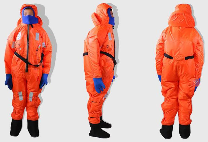 Waterproof Polyester Oxford Cloth & PVC Marine Insulated Immersion Suit2.jpg